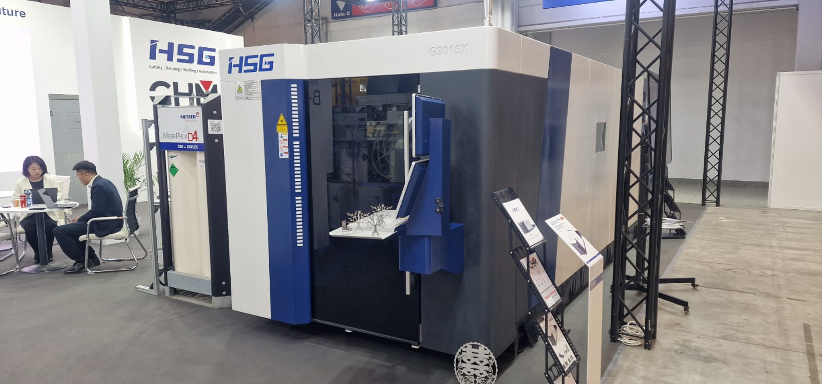 Laser fiber hsg gx na targach stom kielce