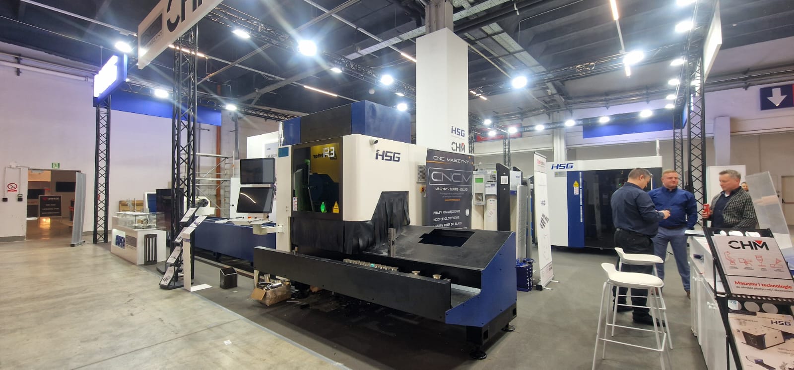 Laser do profili i rur na targach w kielcach hsg